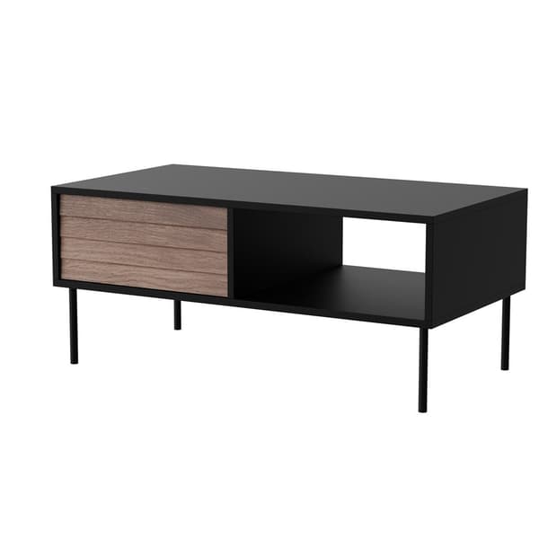 Cama CORTINA Bench/Table 100x55x45 Black/Walnut