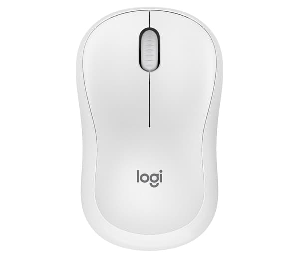 Logitech M240 Silent Mouse - Wireless Optical Mouse - 3 Buttons - Off-White (910-007120)