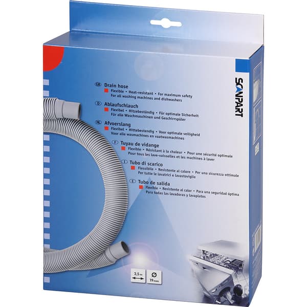 Scanpart 1120120002 Soh258 Drain Hose 2.5 m 19 mm