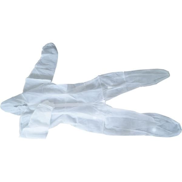 CON:P Protective Coverall - 4555500 - Disposable - Size L - Polypropylene - White