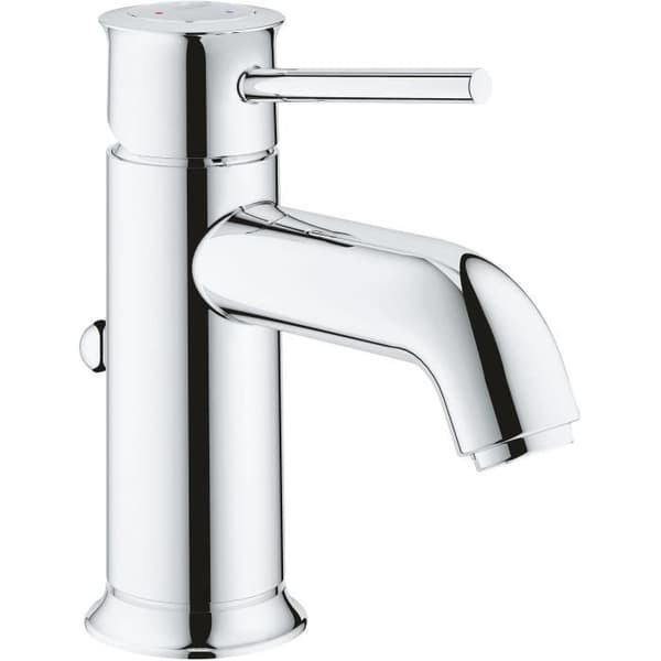 GROHE Start Classic Basin Mixer Tap, Single-Lever, Chrome, Size S, 23782000