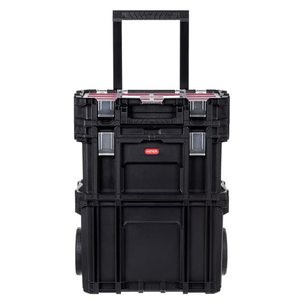 Keter 238273 - Rolling Toolbox Set - Durable Black Storage Solution