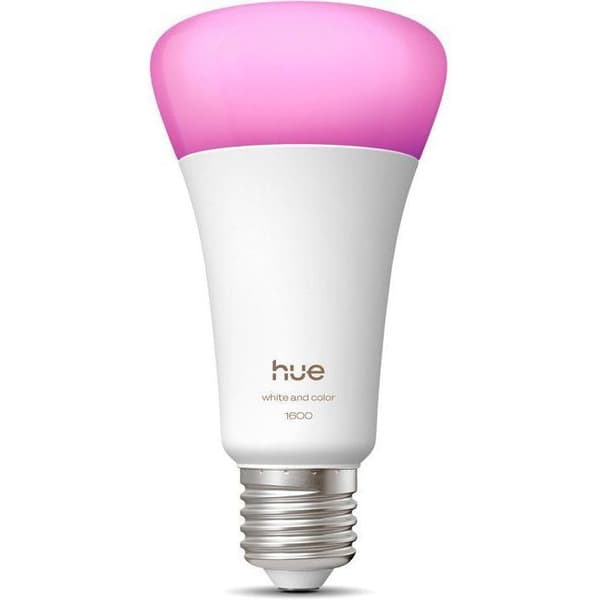 A67 Connected LED Bulb - PHILIPS HUE - Warm White Light - E27 Base - 11.8W - 1000-2000K - 1600 Lumens
