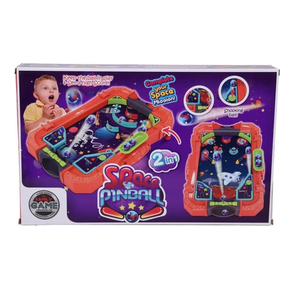 Space Pinball Game - Table Pinball with Space Theme - For Ages 4+