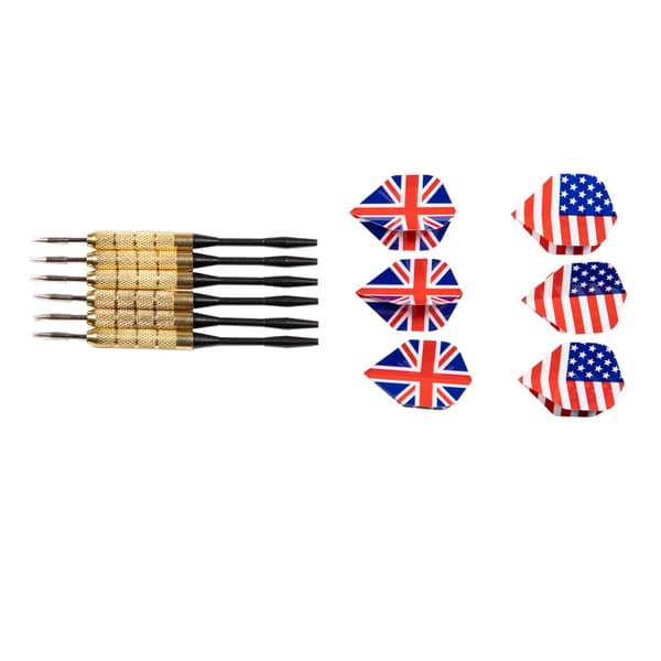 SportX Dartboard 45 cm with 6 Darts - Complete Set