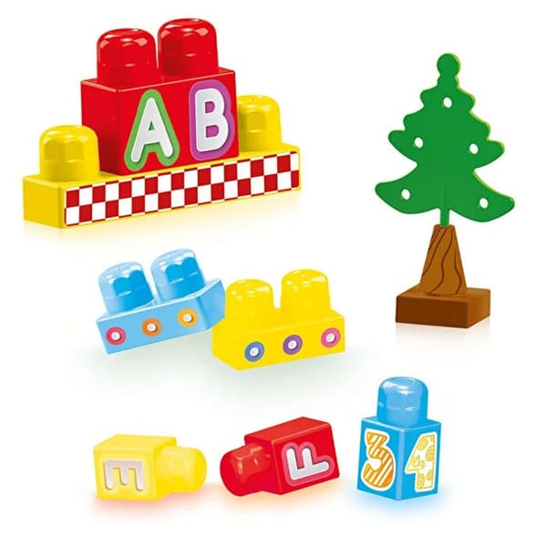 Dolu Blocks Road Track Playset 30-piece