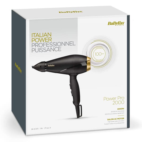 Babyliss 6704E Hair Dryer Power Pro 2000