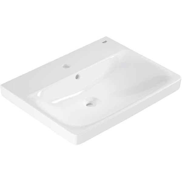 GROHE Euro Ceramic Wall-Mounted Washbasin - Rectangular - 60 cm x 47 cm - White