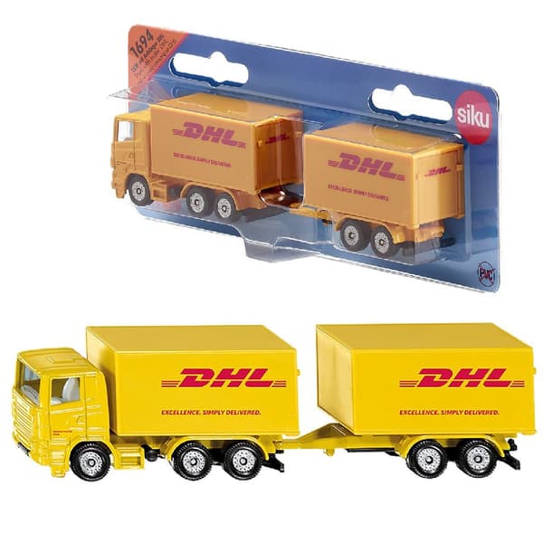 Siku DHL Truck with Trailer 1:50