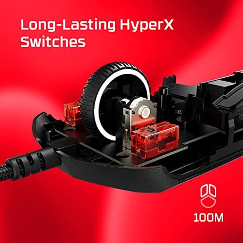 HyperX Pulsefire Haste 2 Wired Gaming Mouse, Black (6N0A7AA)