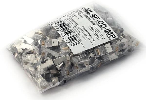 Digitus X-ML-6F-OD-IMP RJ45 Wire Connector Grey