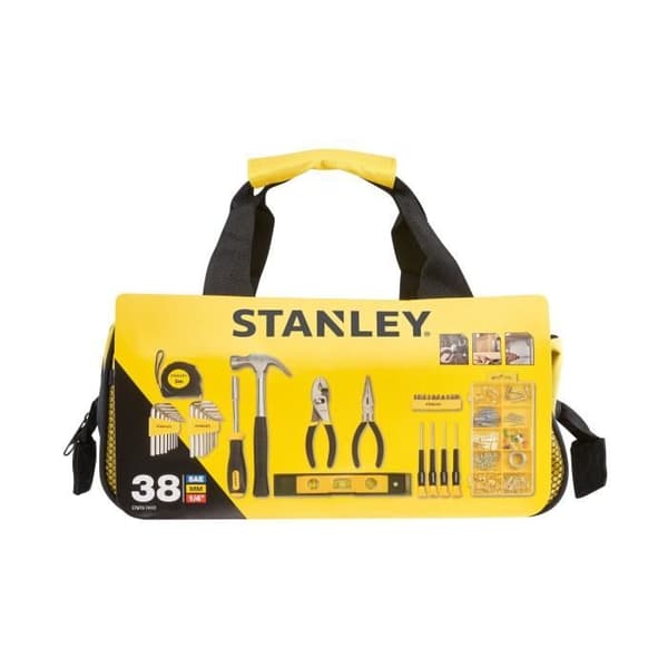 STANLEY Tool Set - STMT0-74101 - 38 Pieces - Metal - Black