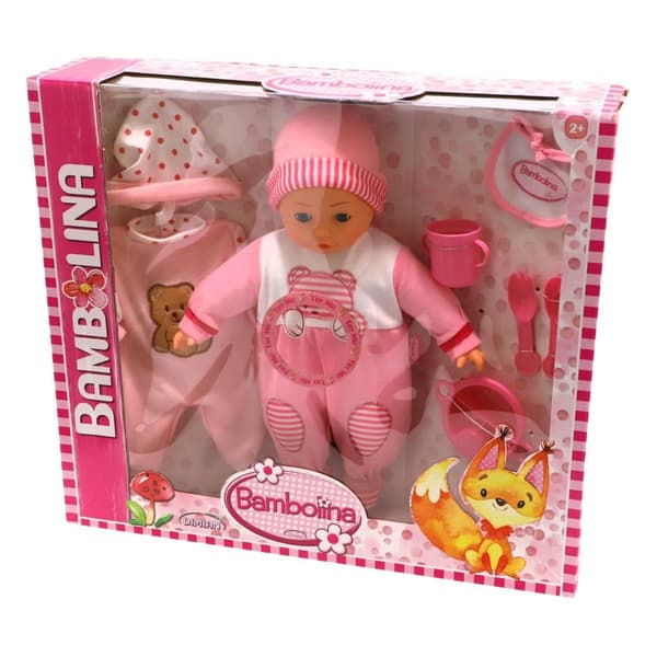 Bambolina Interactive Doll 40 cm with Sound - Suitable for Children 2+