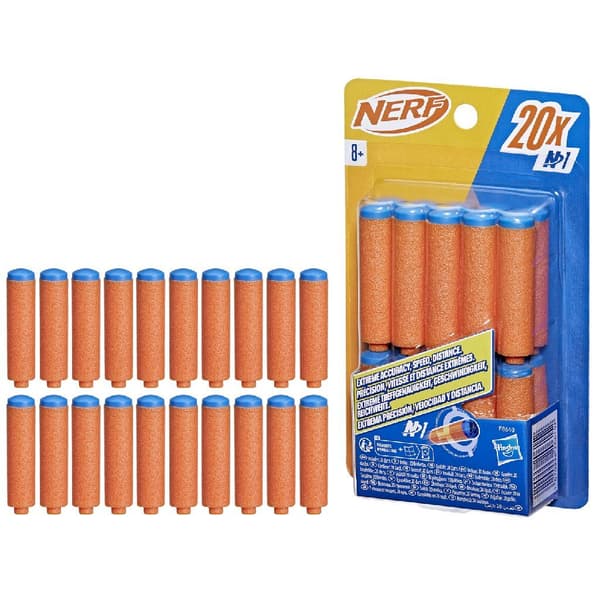 Nerf N Series Darts - 20 Pieces - Compatible with Nerf N Series Blasters