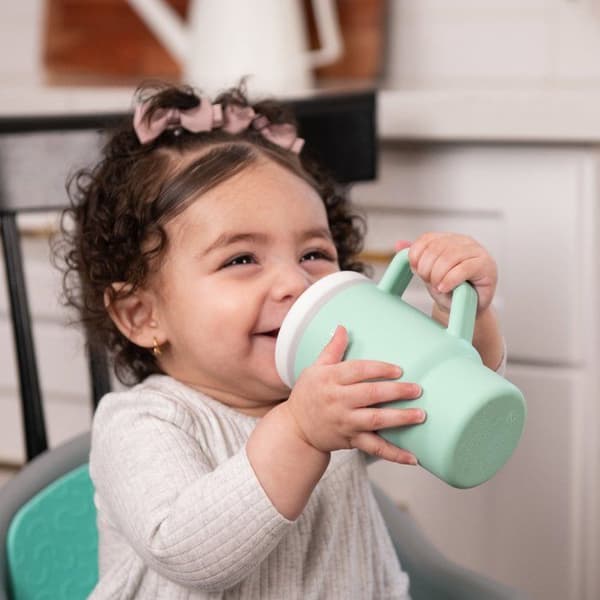 Infantino My First Silicone Cup - 255 ml - Cool Mint