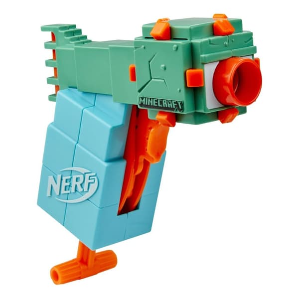 Nerf Microshots Minecraft Blaster + 2 Darts - Random Version