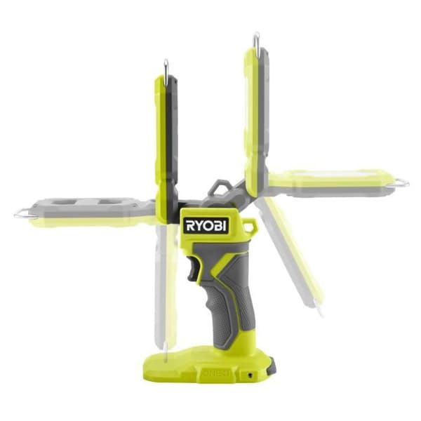 RYOBI Compact LED Lantern - 18V - 800/ 400/ 1000 Lumens - Foldable with Hook