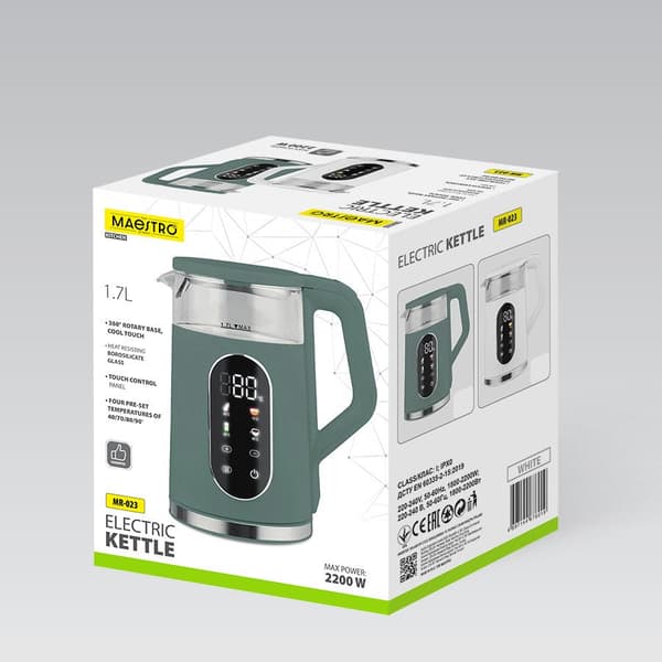 Maestro Electric Kettle MR-023 White