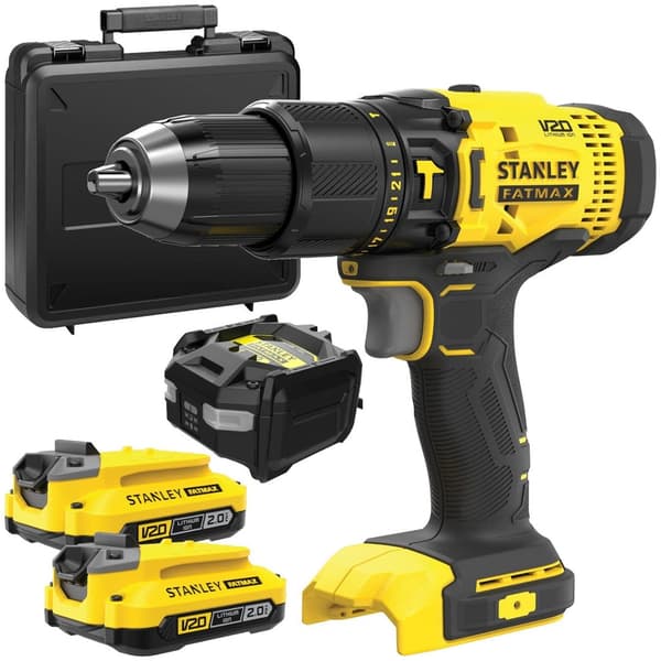 Stanley SFMCD711D2K Cordless Drill/Driver 18V 2X2Ah