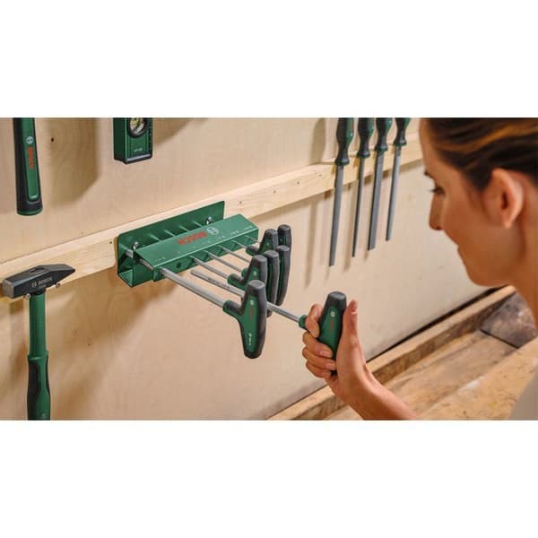 BOSCH 7-Piece T-Handle Hex Screwdriver Set - Sizes 2 to 10 mm