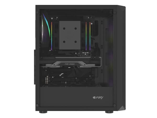 FURY Shobo SH4F RGB Midi Tower Case - Black