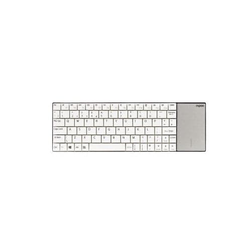 Rapoo E2710 2.4 GHz Wireless Ultra-Slim Multimedia Keyboard White