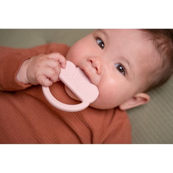 Little Dutch Silicone Teething Ring Flower Pink