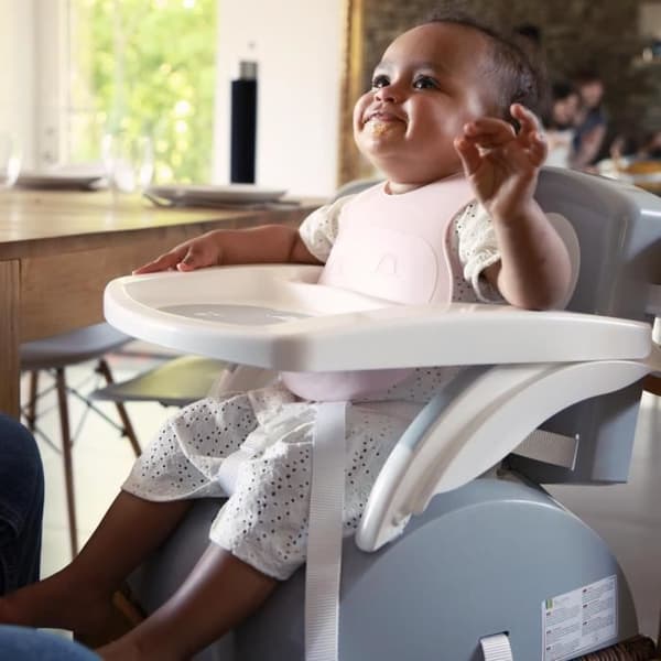 THERMOBABY Booster Seat - Iced Brown - Adjustable for Long-Term Use