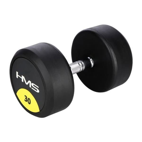 HMS Rubber Dumbbell 30 kg HG PRO 30