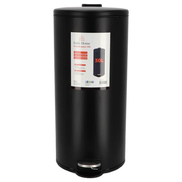 Daily Home Pedal Bin 30 L Matte Black