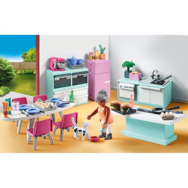 Playmobil My Life Kitchen with Dining Area 71608