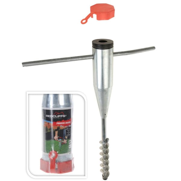 Redcliffs Metal Parasol Holder 56x6.5 cm + 5 Adapter Rings