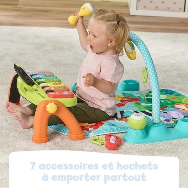 VTECH BABY Evolving Tap Tap Piano Play Mat - Multicolor