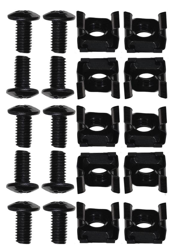 Lanberg Rack Shelf AK-1005-B - Black - 25 kg - 1U