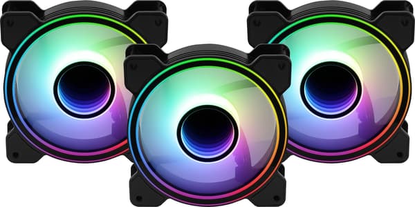 Aerocool Mirage 12 ARGB Pro Computer Case Cooling Set 12 cm Black