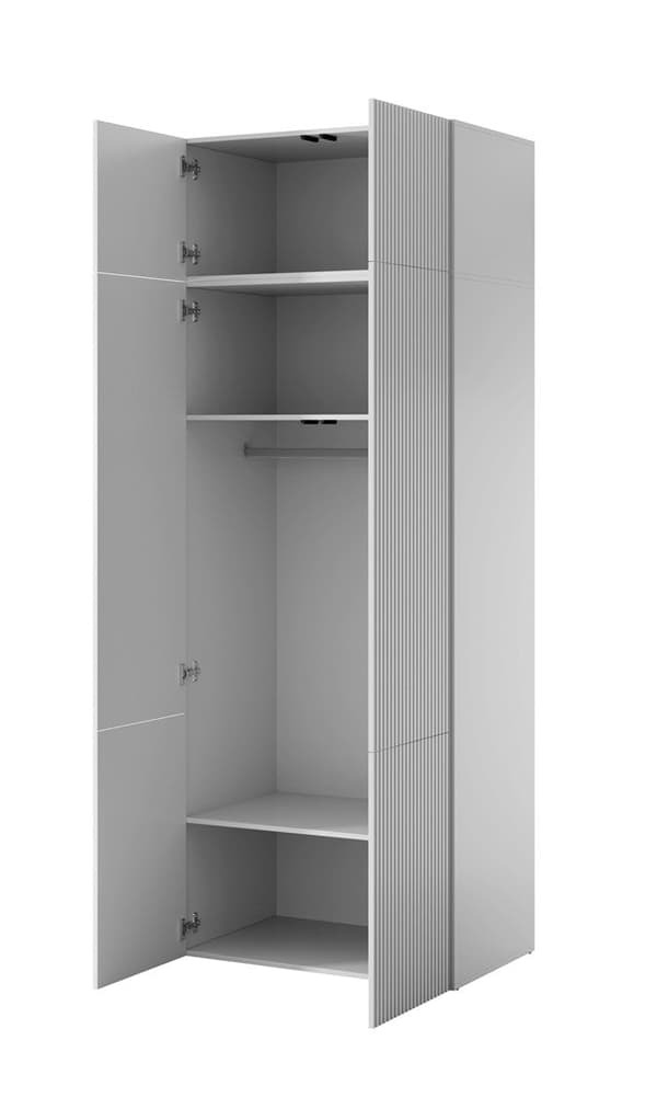 Wardrobe PAFOS 2D BASE 90x55.5x45 White Matt