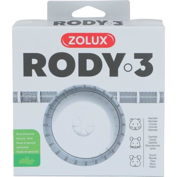 ZOLUX Silent Exercise Wheel for Rody3 Cages - White