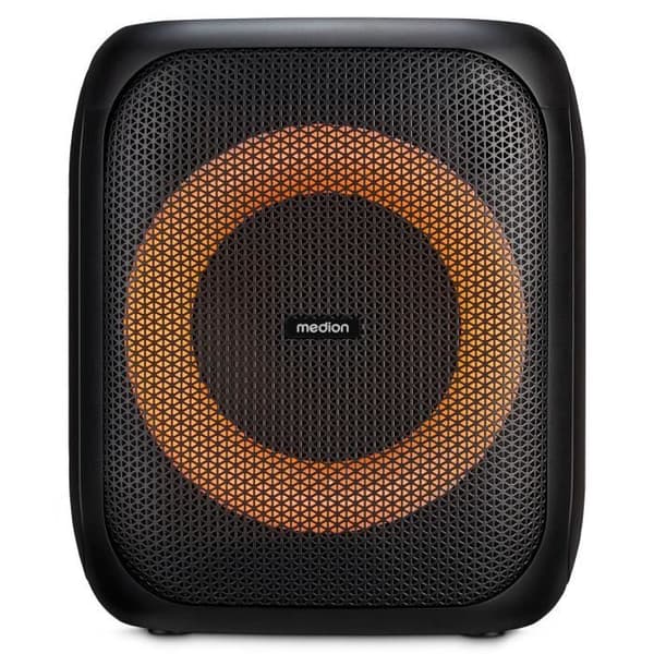 MEDION Compact Speaker - 50W RMS - Multicolor LED Ring