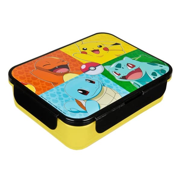 Pokémon Lunchbox Black/Yellow with Two Compartments