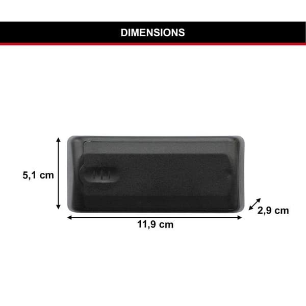 MASTER LOCK Magnetic Key Box 207EURD - Ideal for Hiding Car Keys