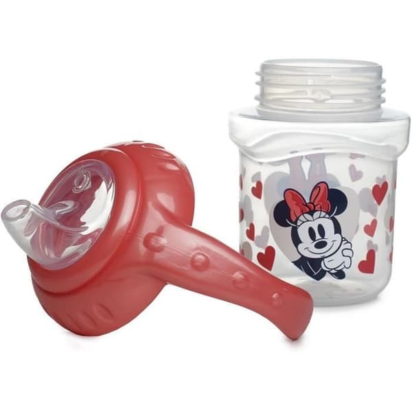 THERMOBABY Sippy Cup - 250 ml - Silicone Spout - Leak-Proof - Minnie Mouse
