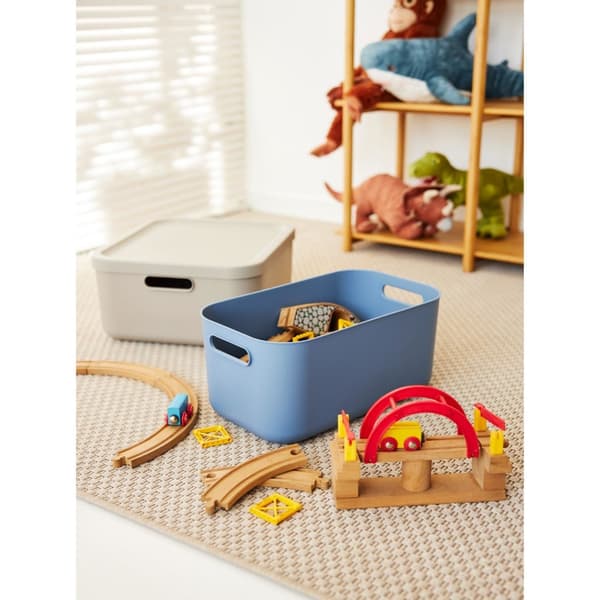 Rotho Albula Storage Box 12 L Horizon Blue