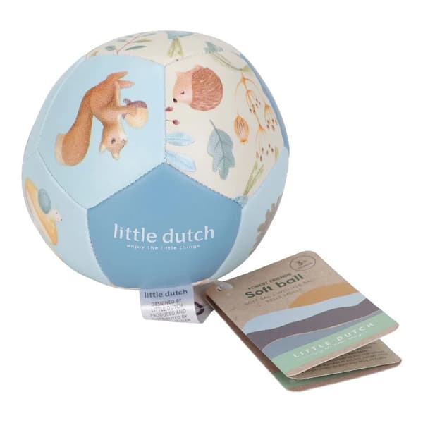 Little Dutch Forest Friends Softball 10 cm Blue