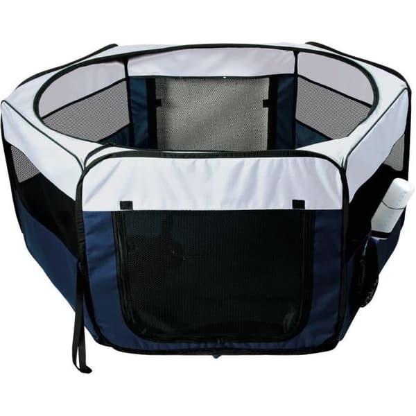 TRIXIE - Enclosure with Net/Base - ø 150 × 65 cm - Turquoise/Light Grey