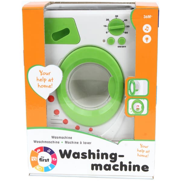 My First Washing Machine Toy - Realistic Sounds - Ages 3+