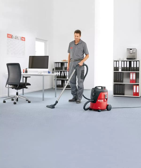 Flex VC 21 L MC Vacuum Cleaner Black Red 1000W