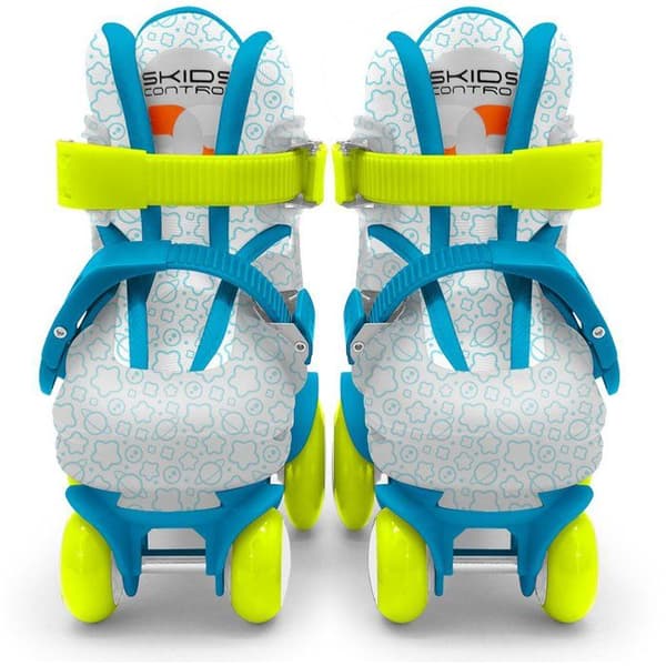 STAMP Adjustable Skates - Size 23-26 - Blue - 4 Wheels