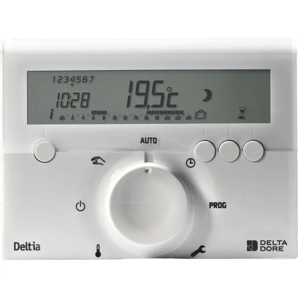 DELTA DORE Wired Programmer - Deltia 8.00 - For Heat Pump Boilers & Electric Radiators