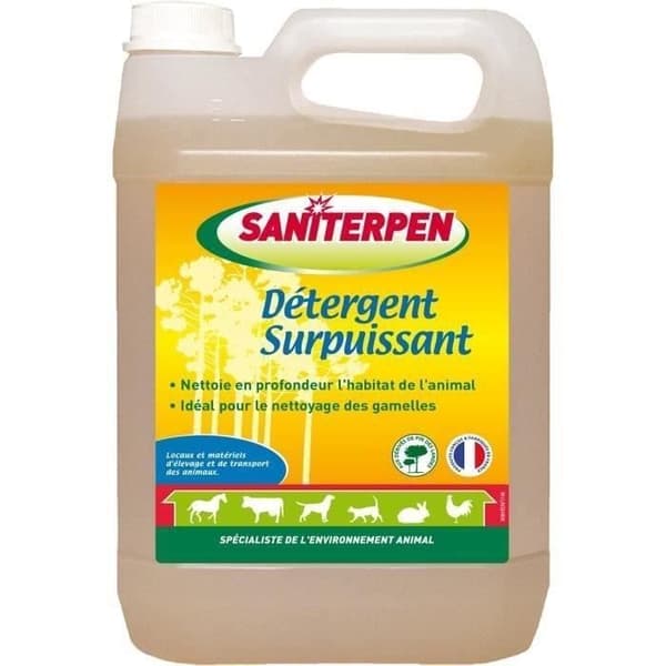 SANITERPEN Super Powerful Detergent - 5 L - Concentrated Formula, Pine Scent