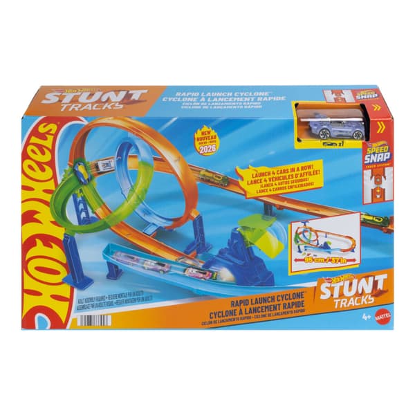 Hot Wheels Stunt Tracks Fast Launch Cyclone